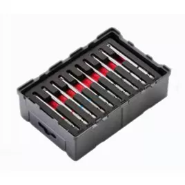 10dílná sada bitů 1/4" s barevnými kroužky ROTHENBERGER 1000002182