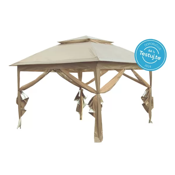 Zahradní altán Marimex Vista 3x3 m - béžový 10970574