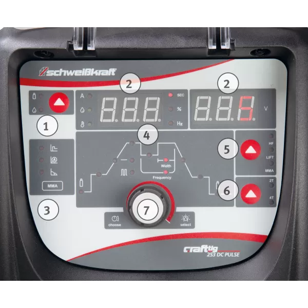 Invertor Schweißkraft CRAFT-TIG 253 DC PULSE