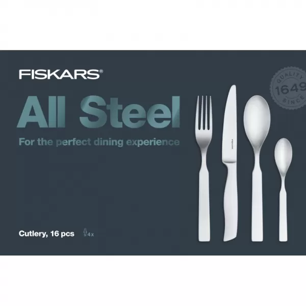 Sada příborů All Steel, 16 ks Fiskars 1054778