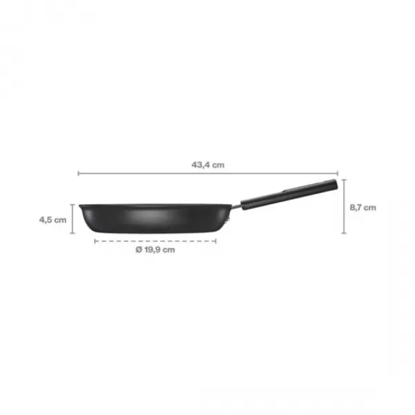 Hard Face Pánev na smažení s nepřilnavým povrchem 24 cm Fiskars 1075458