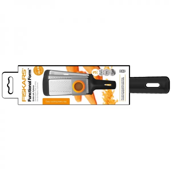 Sada jemné, hrubé struhadlo a kráječ zeleniny Fiskars 1014414