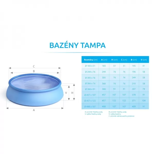 Bazén MARIMEX bez filtrace - motiv ratan Tampa 3,66x0,91 m 10340218
