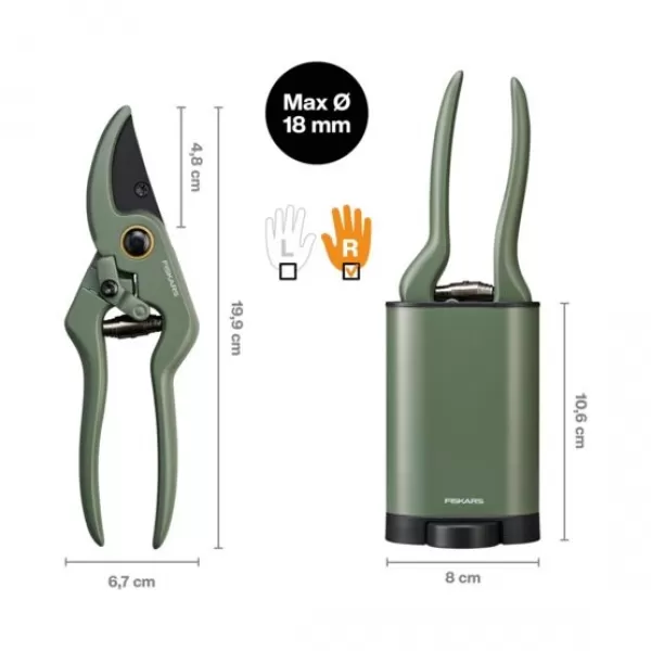 Plant Care zahradní nůžky s pouzdrem Fiskars 1075314