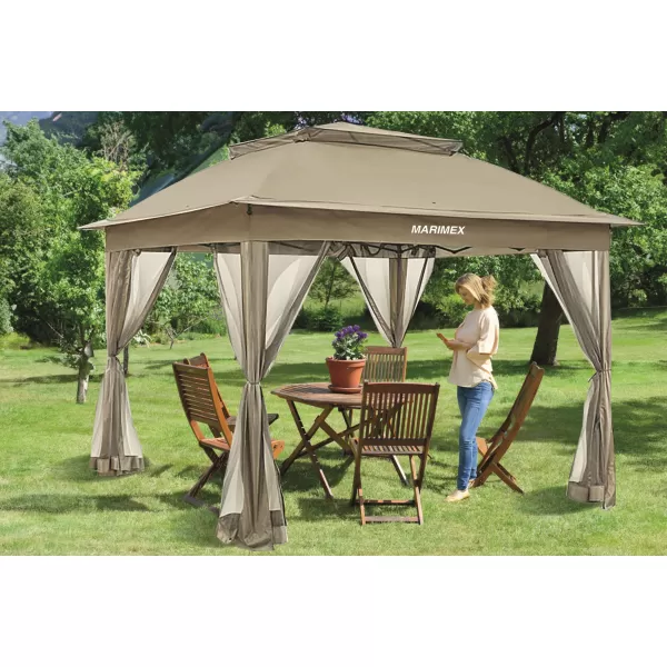 Zahradní altán Marimex Vista 3x3 m - béžový 10970574