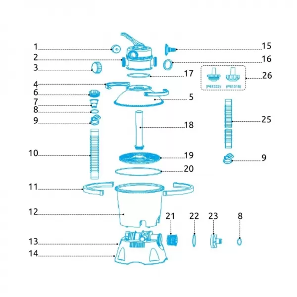 Matice převlečná pro filtraci ProStar 2 m3/h Marimex 10624109