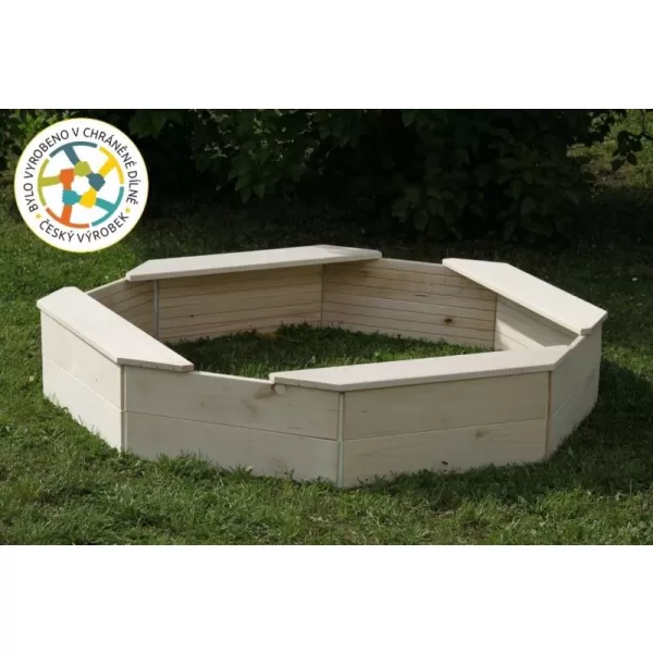 Dřevěné pískoviště osmihranné Marimex 11640197