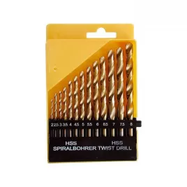 Vrtáky do kovu HSS TITAN 13ks 2-8mm EXTOL CRAFT 1118A