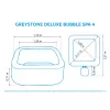 Vířivý bazén Pure Spa Greystone Deluxe Bubble Spa 4 NP Marimex 11400294
