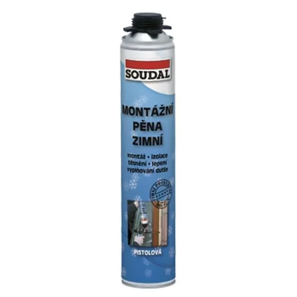 Montážní pěna pistolová zimní 750 ml Soudal