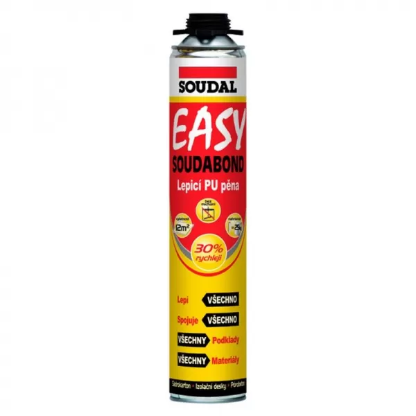 Lepící PU pěna pistolová 750ml Soudal SOUDABOND EASY