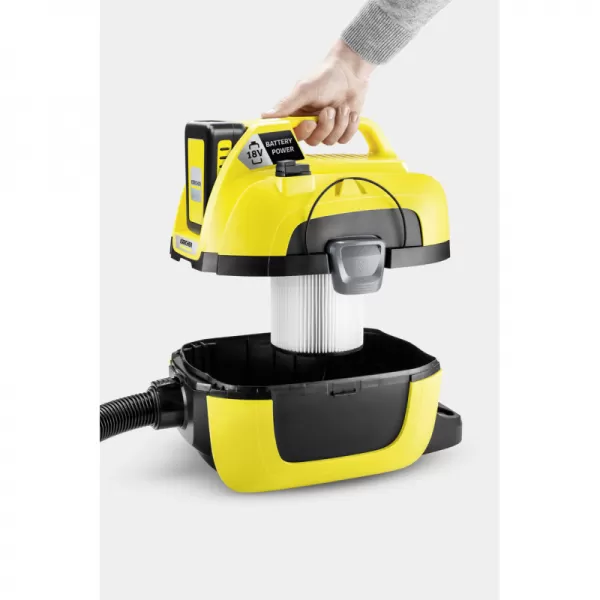 Aku multifunkční vysavač 18V, 2,5Ah Kärcher WD 1 Compact Battery Set 1.198-301.0