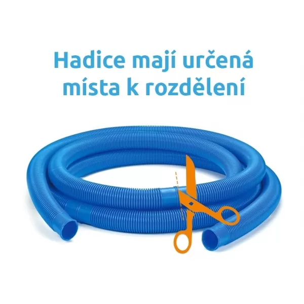 Hadice v metráži O 6/4" (38 mm) - balení 5 m (modrá) Marimex 11001051