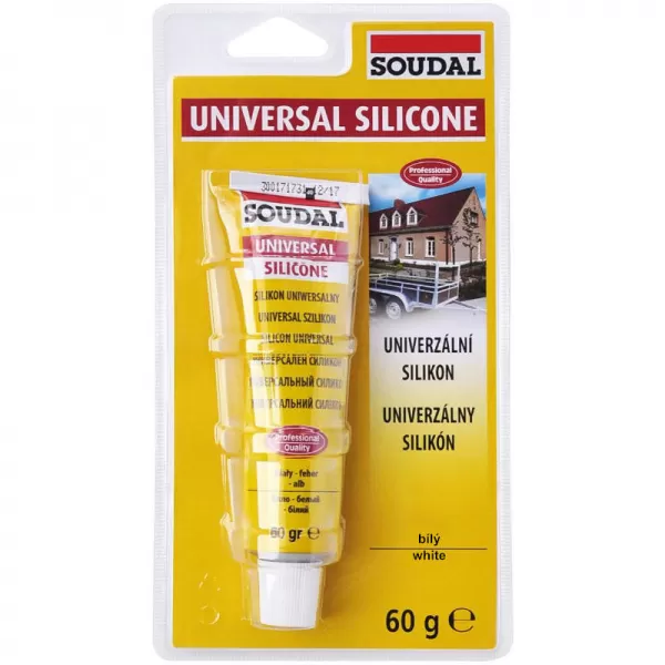Univerzální silikon bistr transparentní 60 g SOUDAL 1210065