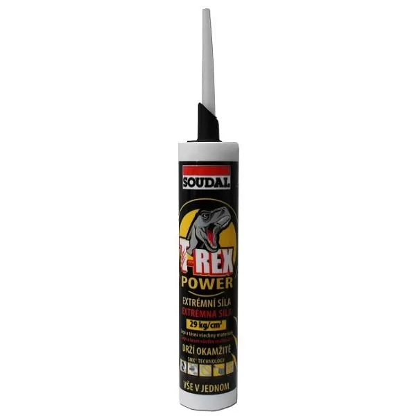 Lepidlo Soudal 290 ml bílé T-REX POWER