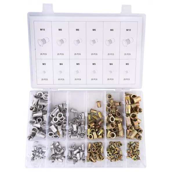 Sada maticových nýtů M3-M10 RICHMANN PC0449