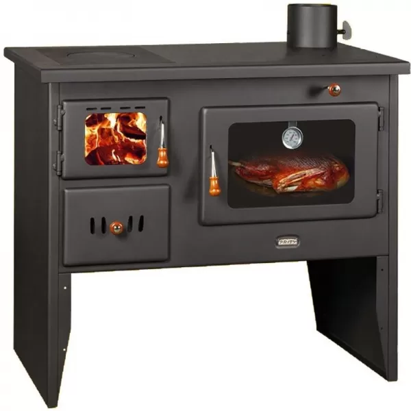 Sporák na tuhá paliva Prity 2P50, pravá