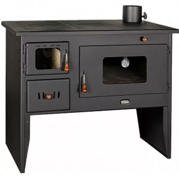 Sporák na tuhá paliva Prity 2P50, pravá