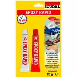 Dvousložkové lepidlo Soudal EPOXY RAPID 2X10ML
