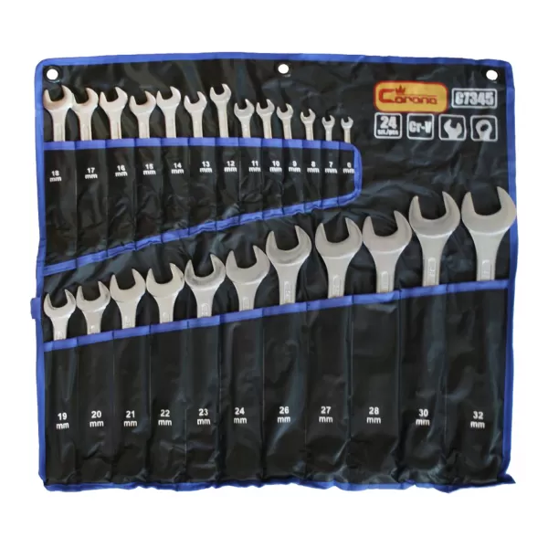 Sada očkoplochých klíčů 6-32mm 24 dílů chrom RICHMANN PC7345