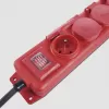 Prodlužovací kabel gumový 4 zásuvky 5m EMOS P14151