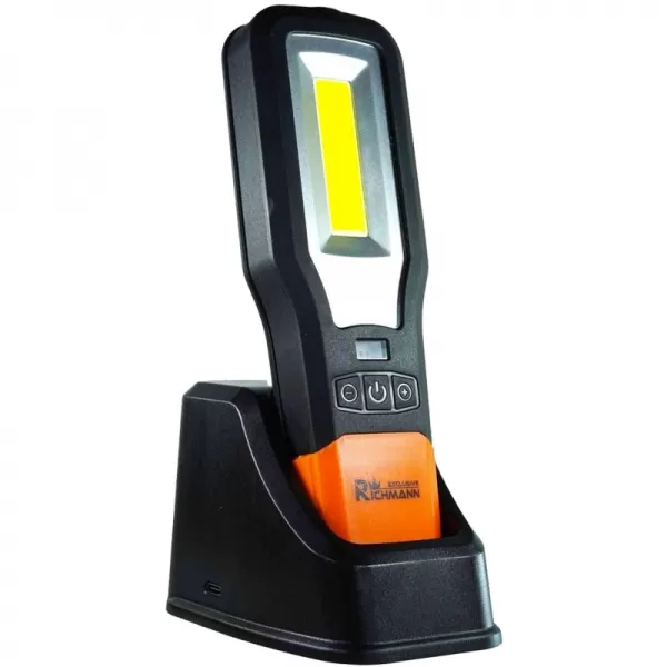 Svítilna montážní nabíjecí + nabíjecí stanice 250 lm, 2000 mAh RICHMANN PC6819