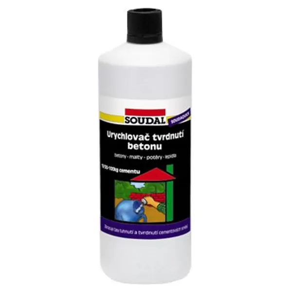 Urychlovač tvrdnutí betonu Soudaquick 1 l Soudal 1538000