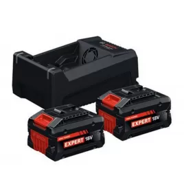 Startovací sada Bosch EXPERT 2× EXBA18V-55 + GAL12V/18V-80 1600A0373P