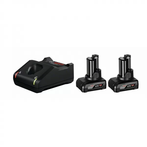 Startovací sada Bosch 2× GBA 12V 6.0Ah + GAL 12V 1600A01B20