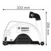 Odsávací kryt pro úhlové brusky Bosch GDE 230 FC-S Professional 1600A003DL