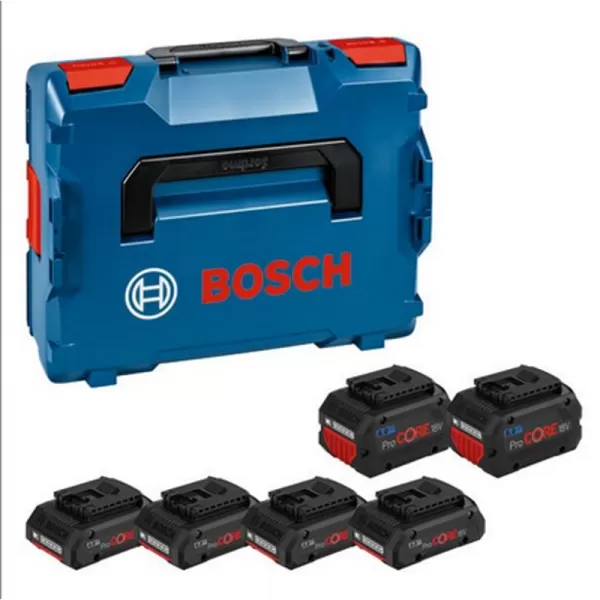 Sada akukumulátorů Bosch 4× ProCORE18V 4,0Ah + 2× ProCORE18V 8,0Ah 1600A02A2T