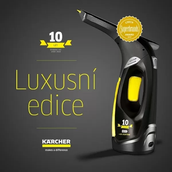 Aku stěrka na okna WV 2 Black Edition Kärcher 1.633-426.0