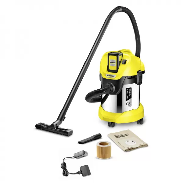Batériový viacúčelový vysávač 36V, 2,5Ah WD 3 Batéria Premium Set Kärcher 1.629-951.0