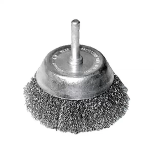 Kartáč hrnkový 63mm vlnitý drát S 0,3mm stopka 6mm EXTOL CRAFT 17057