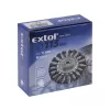 Kartáč radiální copánkový 125mm vlnitý drát S 0,5mm M14x2mm EXTOL CRAFT 17026