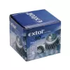Kartáč hrnkový copánkový 80mm vlnitý drát S 0,5mm dvouřadý M14x2mm EXTOL CRAFT 17009