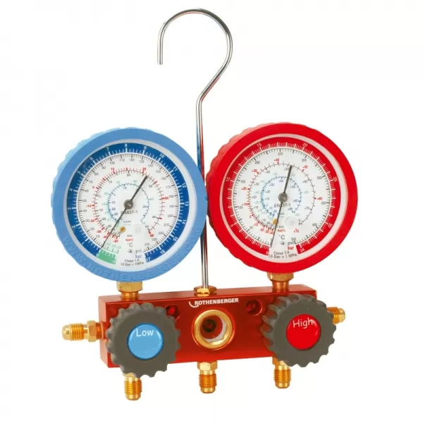 Sada ventilov 4-cestná 3x 1/4" SAE a 1x 3/8" SAE ROTHENBERGER