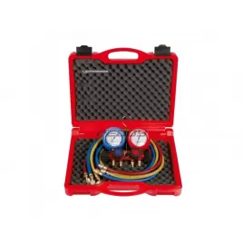 Sada montážní pomůcky 4cestná II pro chladiva R22, R134A, R407C ROTHENBERGER PLUS 170602