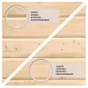 Dřevěná garáž KARIBU 43545 38 mm natur LG1887