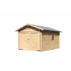 Dřevěná garáž KARIBU 54133 28 mm natur LG1885