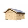 Dřevěná garáž KARIBU 43545 38 mm natur LG1887