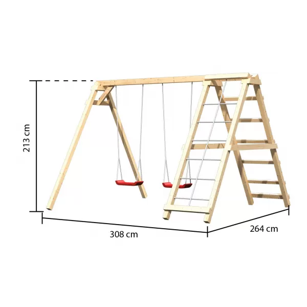 Dětské hřiště KARIBU FELIX 89381 LG1816