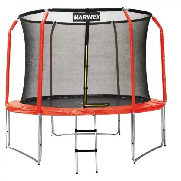 Sada pružinového krytu a rukávov na trampolínu 366 cm - červená Marimex 19000775