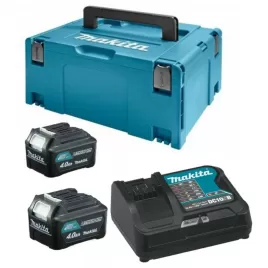 Sada 2 akumulátorů 12V 4,0Ah MAKITA DC10SB + 2x BL1041B
