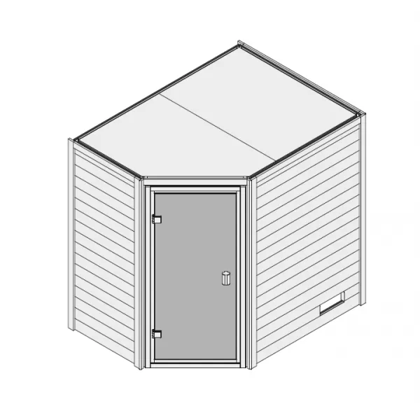 Finská sauna KARIBU JELLA (6166) LG1954