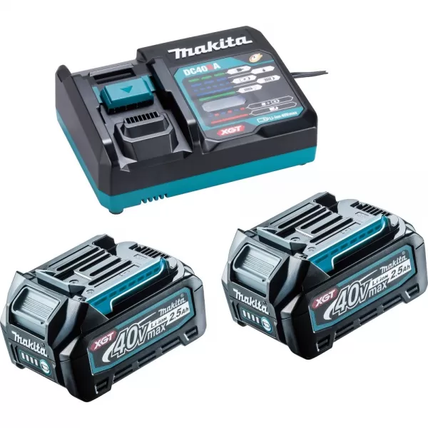 Kit Makita 2xBL4025 Li-ion XGT 40V/2,5Ah + nabíjačka DC40RA 191J81-6