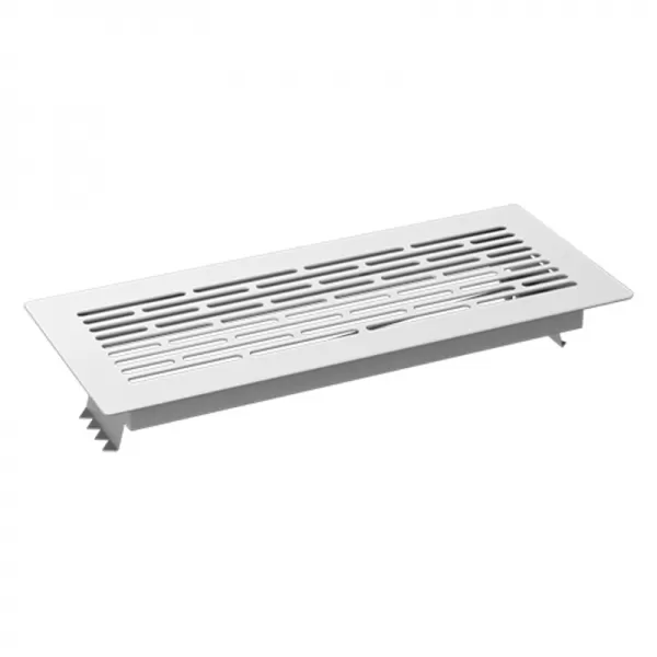 Kovová ventilační mřížka 300x100 mm pro zakončení kovového konektoru do podlahy DALAP 197526