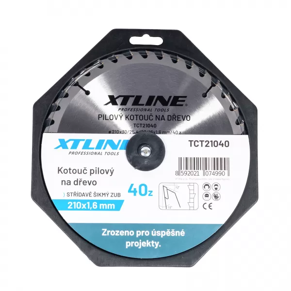 Kotouč pilový s SK plátky - trapéz | 255x2,5x30 mm, 80 zubů