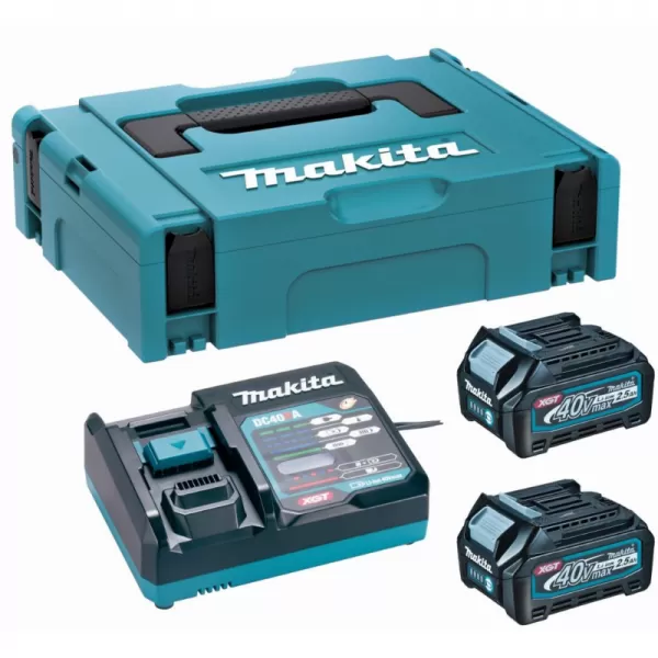 Sada Makita 2xBL4040 Li-ion XGT 40V/4,0Ah + nabíječka DC40RA 191J97-1