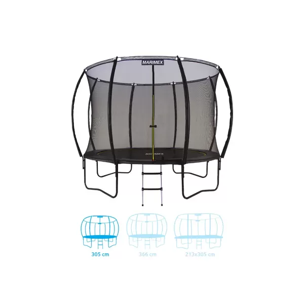 Trampolína Comfort 305 cm + ochranná sieť + schodíky ZDARMA Marimex 19000095